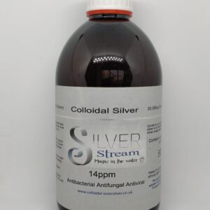 Colloidal Silver 14 ppm, (500ml Bottle) Premium Quality Colloidal Silver